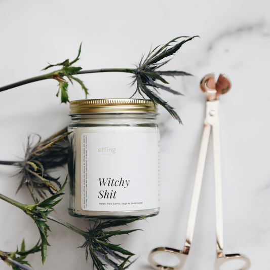 Witchy Sh*t | Notes: Palo Santo, Sage & Cedarwood Wooden Wick Wholesale Candle